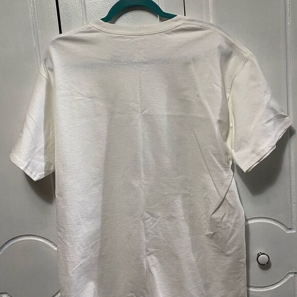 NWOT “Oh shit! was that today?” Graphic Tee Shirt white Large - Picture 3 of 5